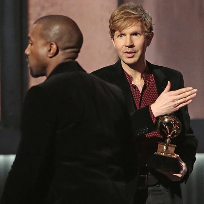 Kanye West Apologizes to Beck and Bruno Mars