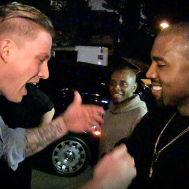 Kanye West Listens to Another Aspiring Rapper, Justin Bieber Shows Support