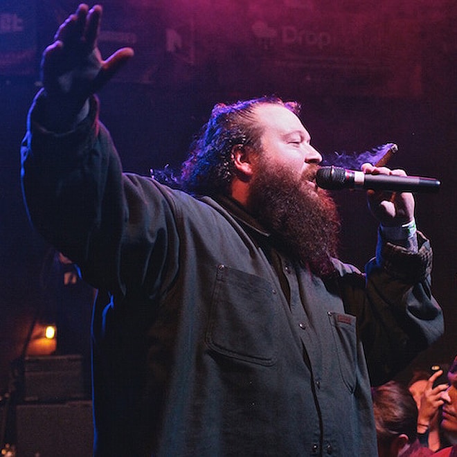 Action Bronson Throws Flat Screen TV Into the Audience
