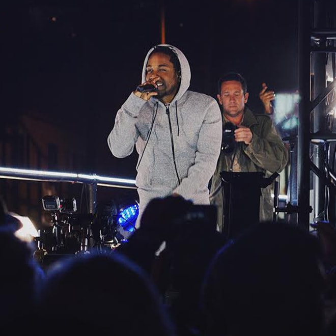 Kendrick Lamar Throws a Concert On a Moving Truck