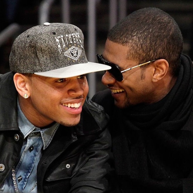 Usher featuring Chris Brown - All Falls Down