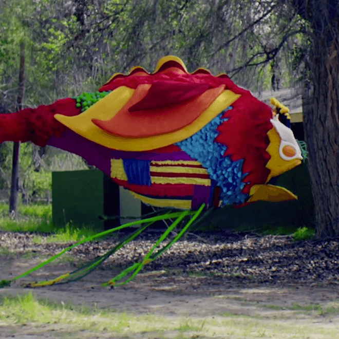 You Can Win The Giant Rainbow Fish In Caribou's New Music Video 