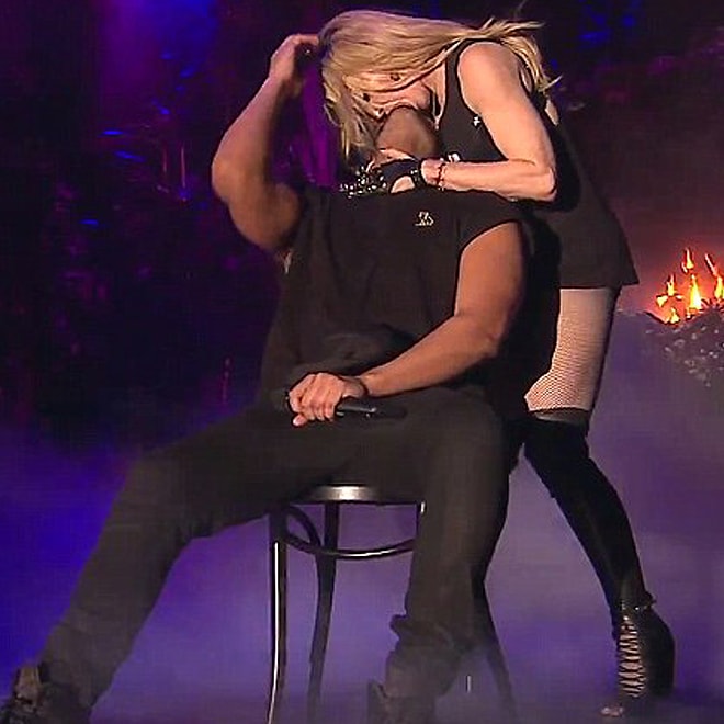Madonna Kisses Drake Passionately During His Coachella Performance