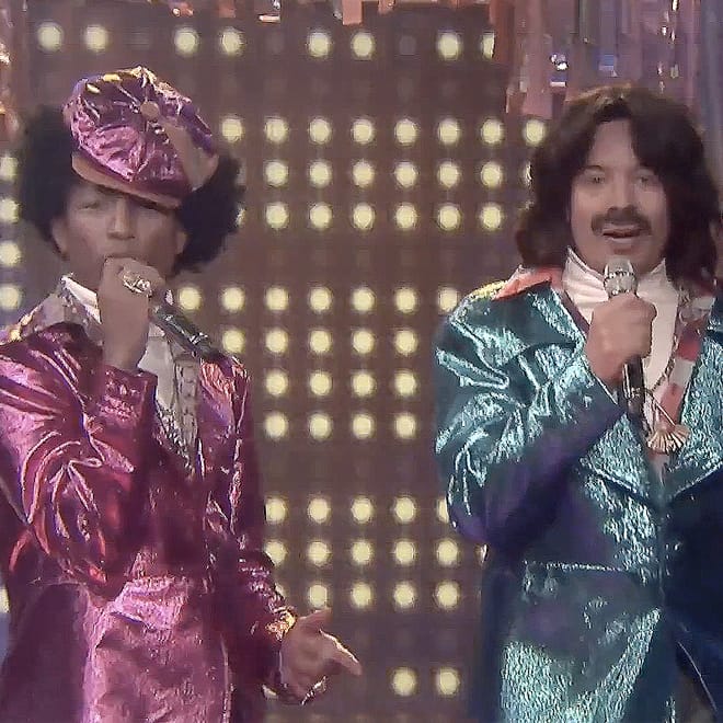 Pharrell and Jimmy Fallon Perform As ‘Afro & Deziak’