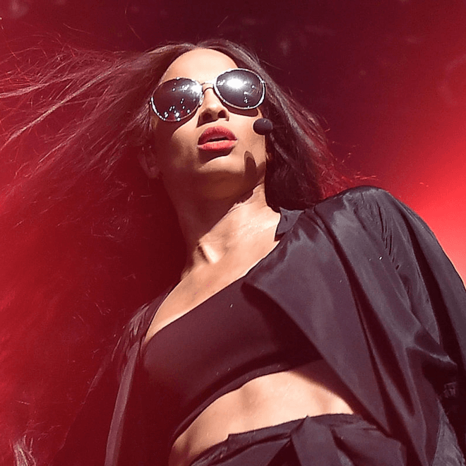 Ciara Kicks a Fan in the Jaw While Giving Him a Lap Dance