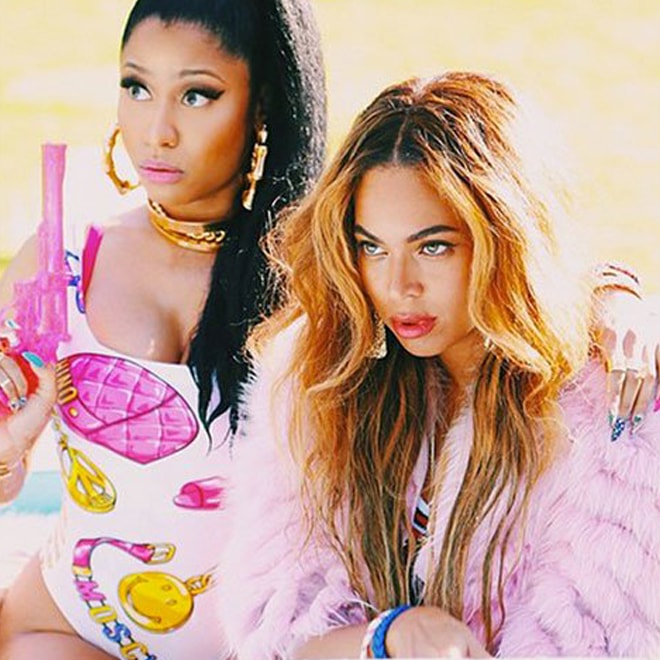 Check Out the Behind-the-Scenes Images From Nicki Minaj and Beyoncé "Feeling Myself"
