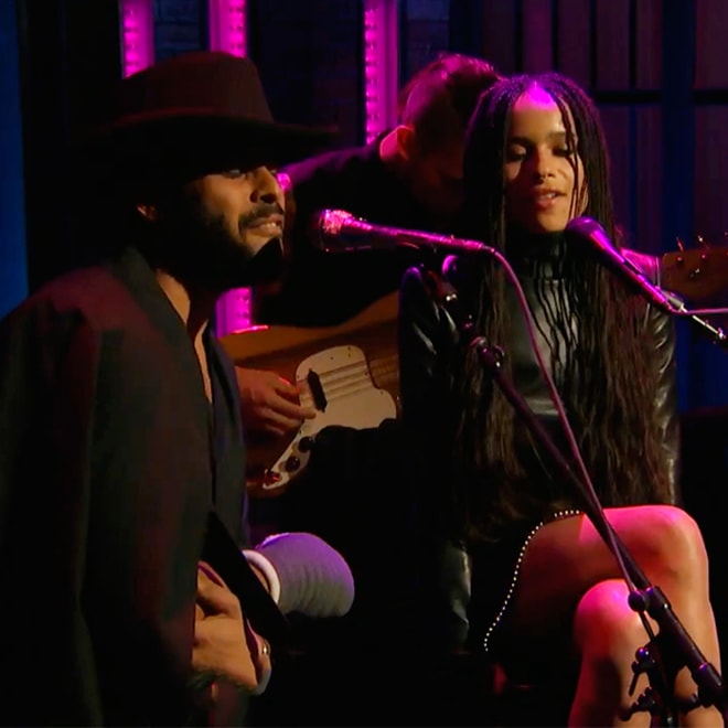 Watch Zoë Kravitz and Twin Shadow Cover Sade's "No Ordinary Love" on 'Seth Meyers'