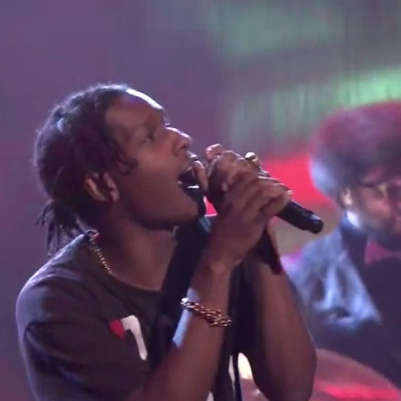 A$AP Rocky Performs "L$D" & "Jukebox Joints" on 'The Tonight Show Starring Jimmy Fallon'