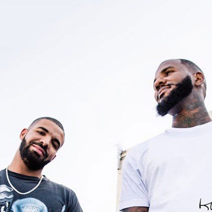 Drake and The Game Film Music Video for "100" in Los Angeles