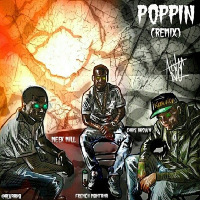 Meek Mill, Chris Brown & French Montana Remix Rico Richie's "Poppin"