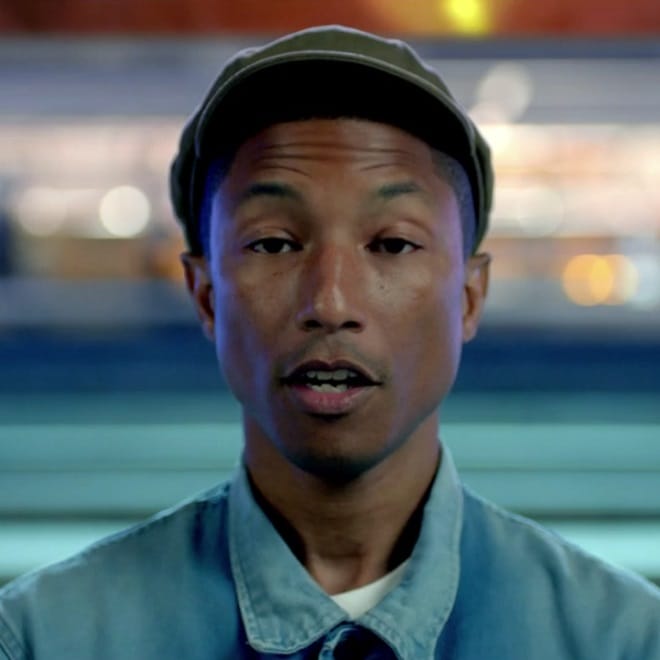 Pharrell Shares Preview of New Video & Single in Apple Music Ad