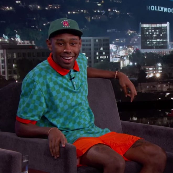 Tyler, The Creator Talks Being Fired at Starbucks, His Golf App and Myspace on 'Jimmy Kimmel Live!'