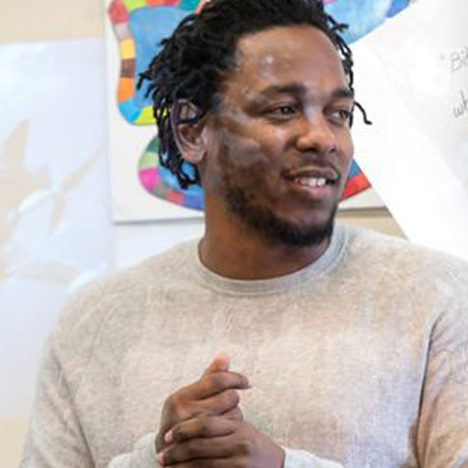 Watch Kendrick Lamar Visit a New Jersey High School and Rap With Students