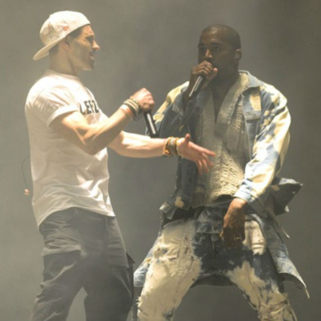 Watch a Stage Crasher Interrupt Kanye West's Glastonbury Set