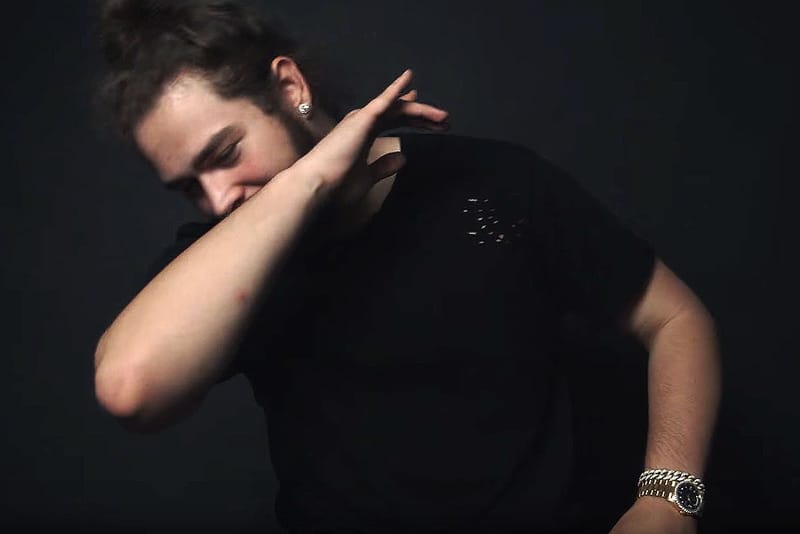 It Took Post Malone 4 Tries to Get His Dab Right For "White Iverson"