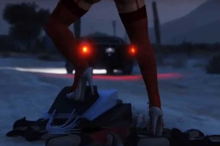 Kanye West's "Flashing Lights" Video Receives a 'Grand Theft Auto V' Tribute
