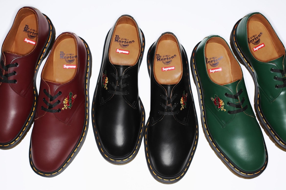 Supreme Dr. Martens Collection Automne/Hiver Three-Eye Shoe 2017