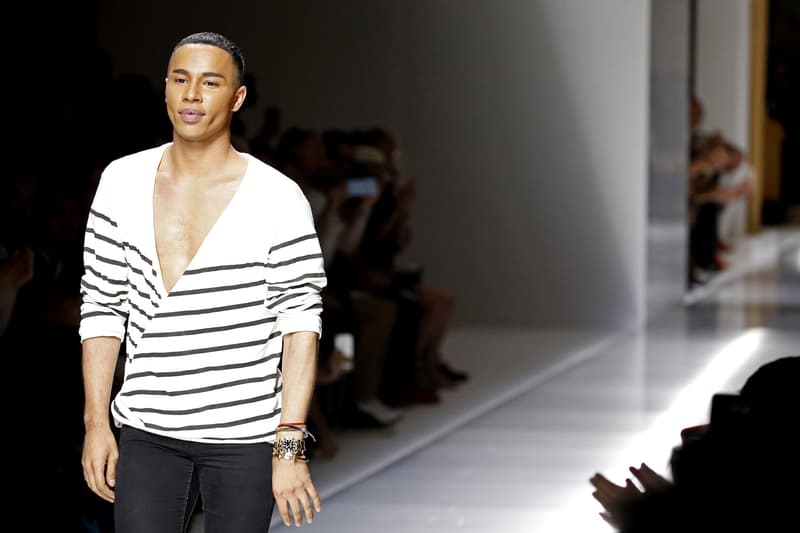 Olivier Rousteing Balmain Printemps Été Paris 2017 Estrop