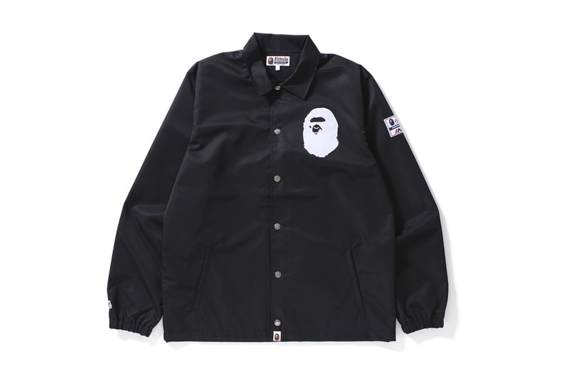 BAPE A Bathing Ape Majestic Coach Jacket Noir 93