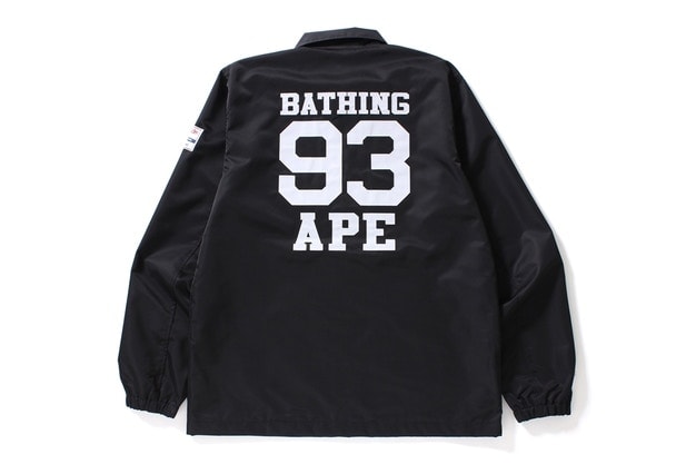 BAPE A Bathing Ape Majestic Coach Jacket Noir 93