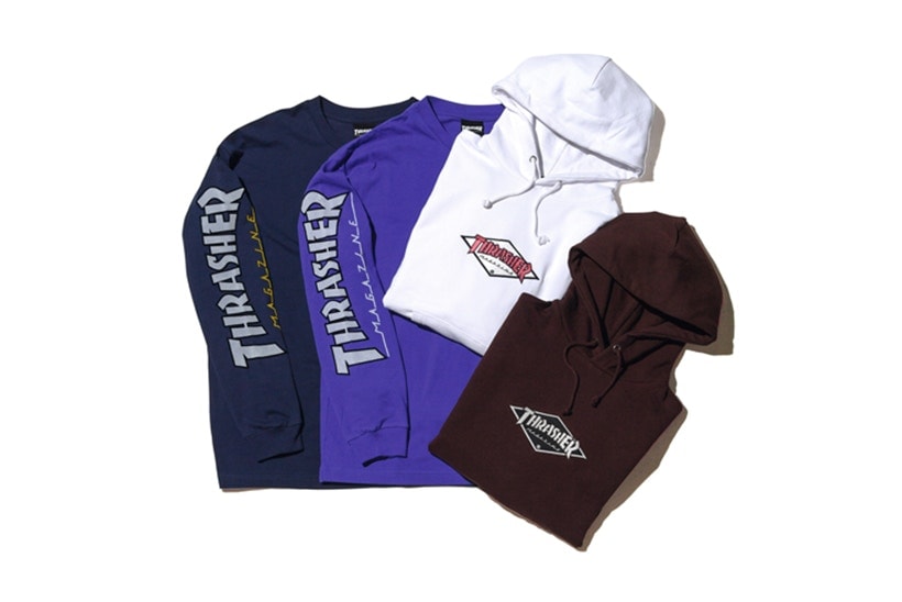 BEAUTY & YOUTH Thrasher Hoodie T-Shirt Manches Longues