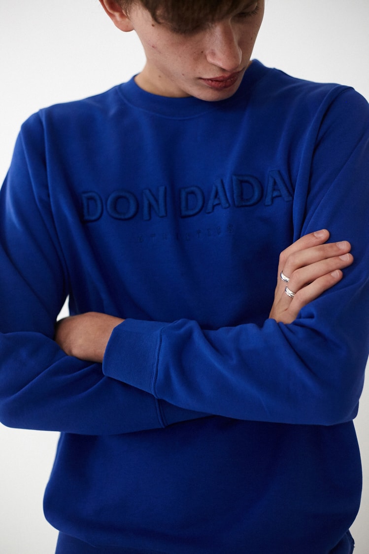 Don Dada Sweatshirt Bleu Électrique