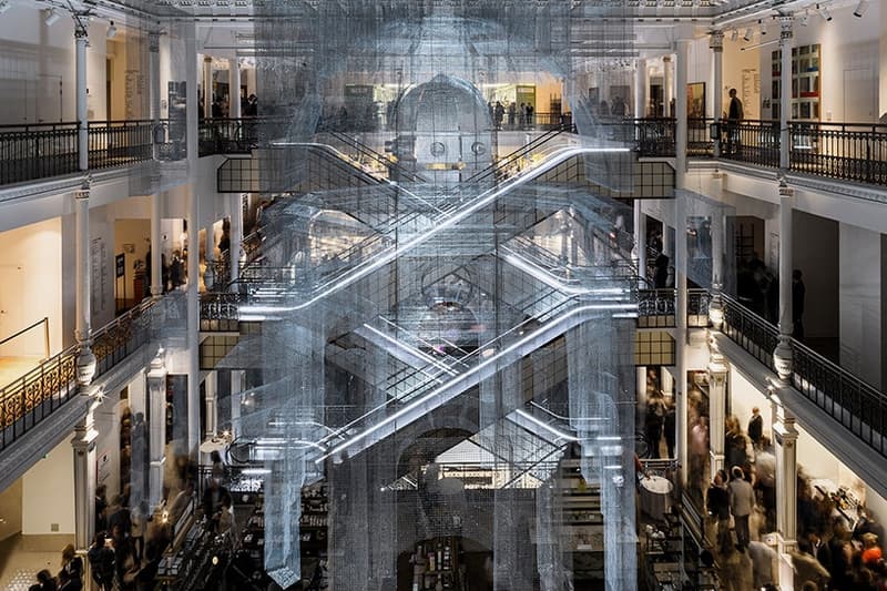 Edoardo Tresoldi Aura Le Bon Marché Paris Sculpture Roberto Conte