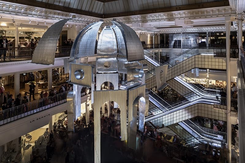 Edoardo Tresoldi Aura Le Bon Marché Paris Sculpture Roberto Conte