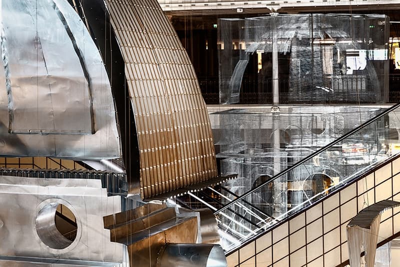 Edoardo Tresoldi Aura Le Bon Marché Paris Sculpture Roberto Conte