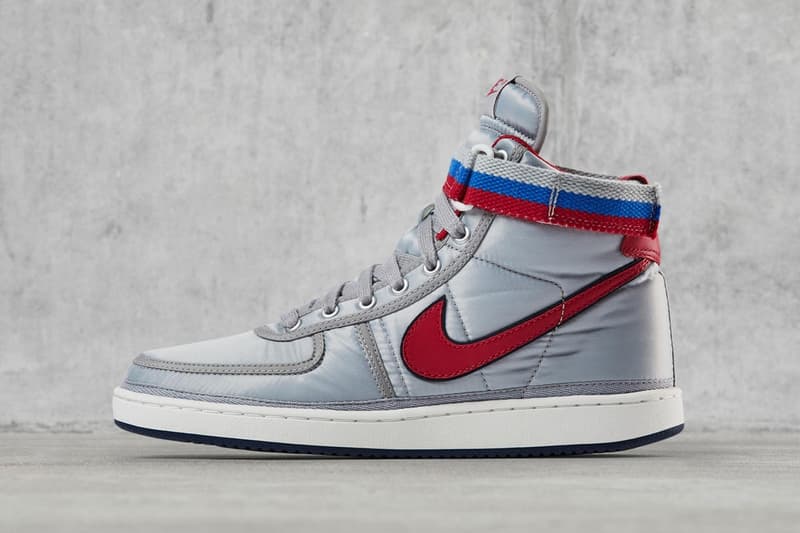 Nike Vandal High Supreme OG Argent Métallique Rouge Bleu