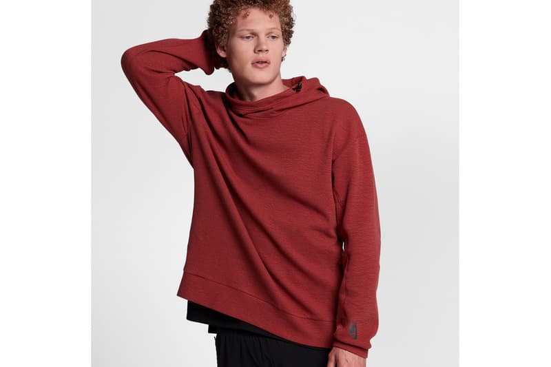 NikeLab Collection Essentials Veste Métallique Logo Jogging Bordeaux