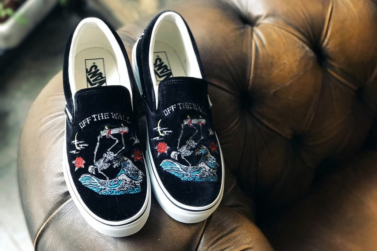Vans Sort Un Modèle Brodé Avec La Marque Japonaise Yokosuka