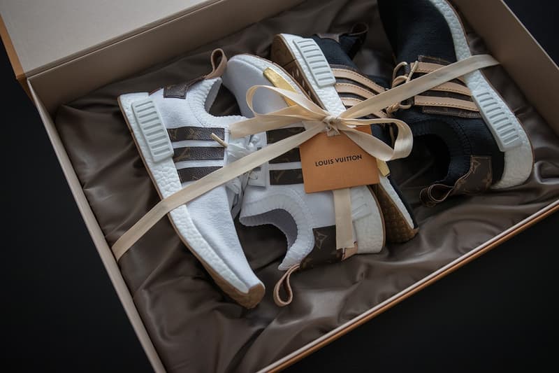 adidas Originals NMD R1 Louis Vuitton Blanc Craig David Sneakersnbonsai