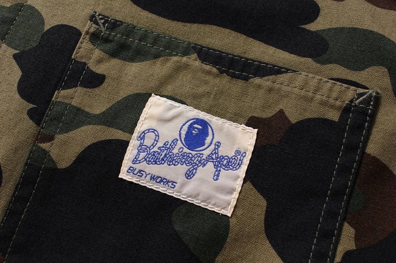 BAPE 1ST CAMO Veste Ouvrière Automne 2017