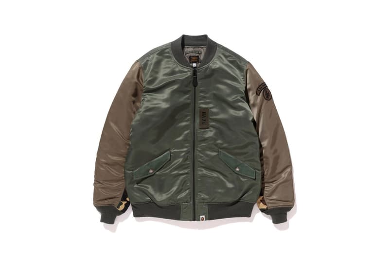 Le retour de la veste BAPE Bombers Camo Hiver