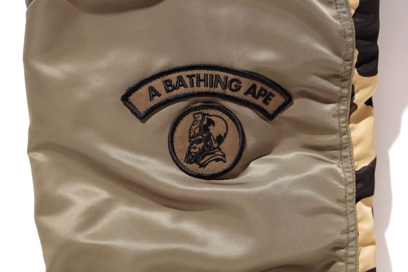 Le retour de la veste BAPE Bombers Camo Hiver