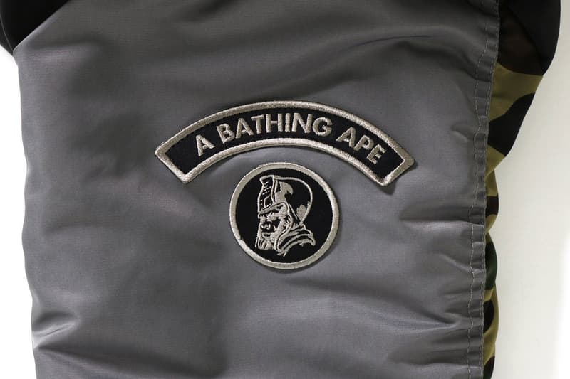 Le retour de la veste BAPE Bombers Camo Hiver