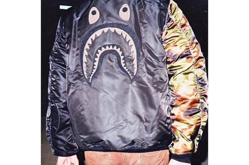 BAPE UNDEFEATED Bomber Shark Imprimé Floral