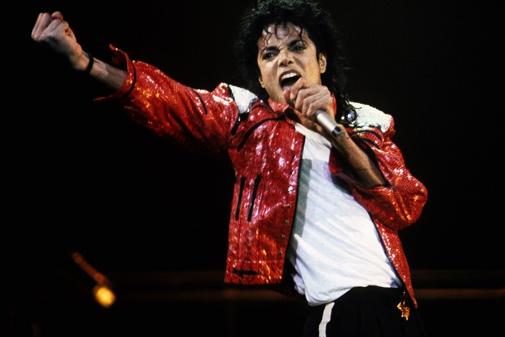 Michael Jackson Live Concert Veste Rouge