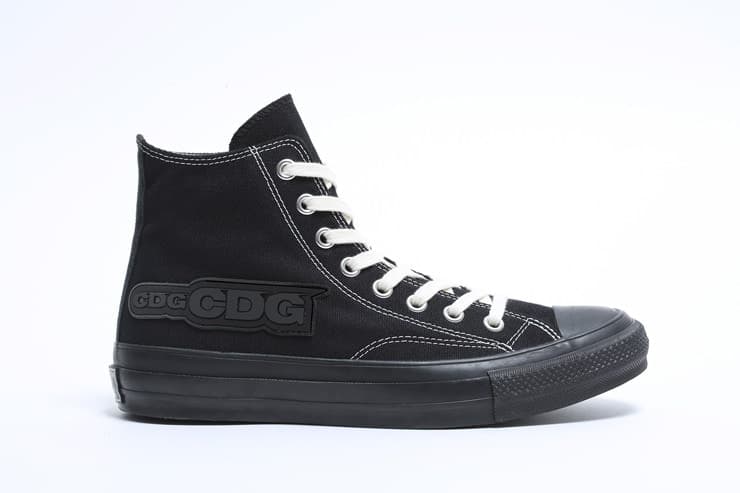 Converse COMME Des GARÇONS Blanc Noir