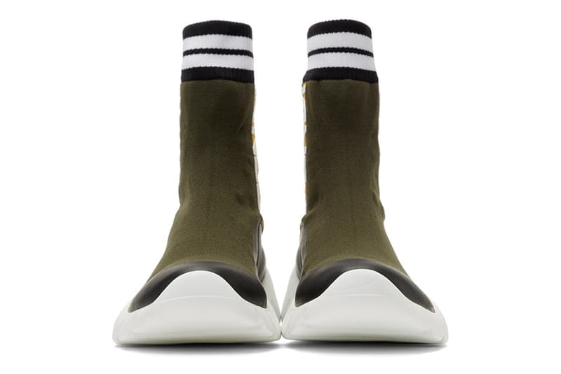 Fendi Marché High-Top Sock Trainer