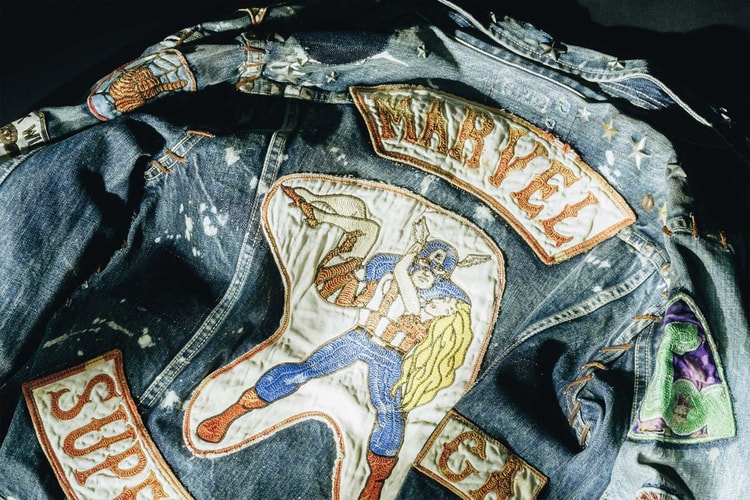 Kapital Sort Une Veste En Jean Marvel