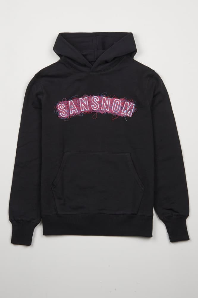 sansnom. hoodie adrenalin rouge automne/hiver 2017