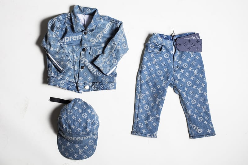 La Collection Supreme & Louis Vuitton Denim Enfants Vue Par The Shoe Surgeon