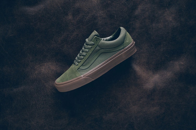 La Vans Old Skool Colle À La Saison En Passant À Un Coloris "Olive Gum"