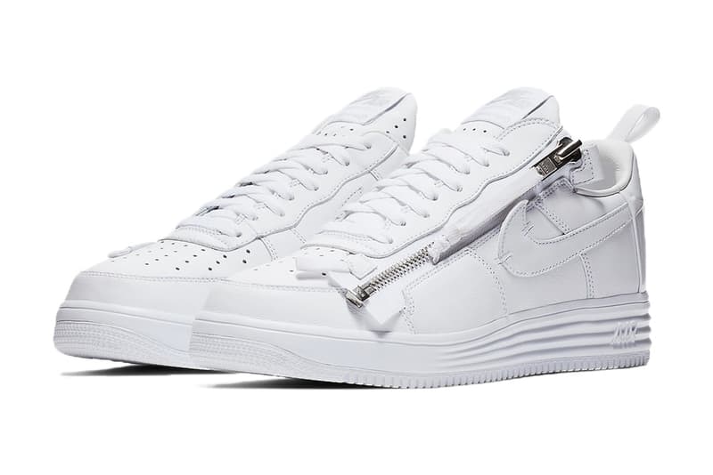 Nike Lunar Force 1 ACRONYM Zip Blanc