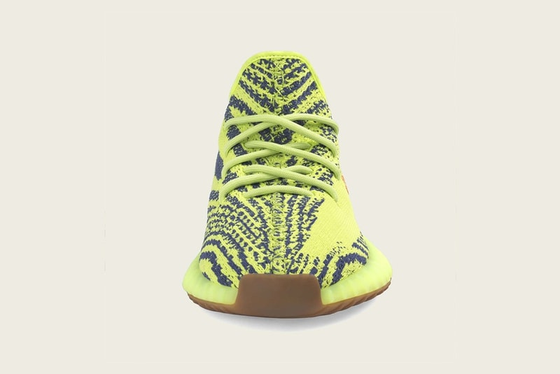 adidas Originals YEEZY BOOST 350 V2 "Semi Frozen Yellow" Jaune Rouge Semelle Gomme Yeezy Mafia