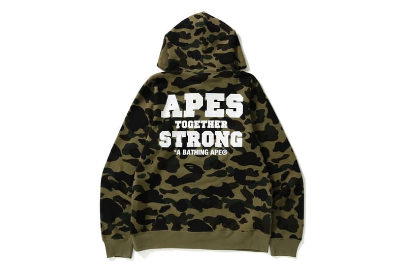 BAPE veste camouflage APES TOGETHER STRONG"