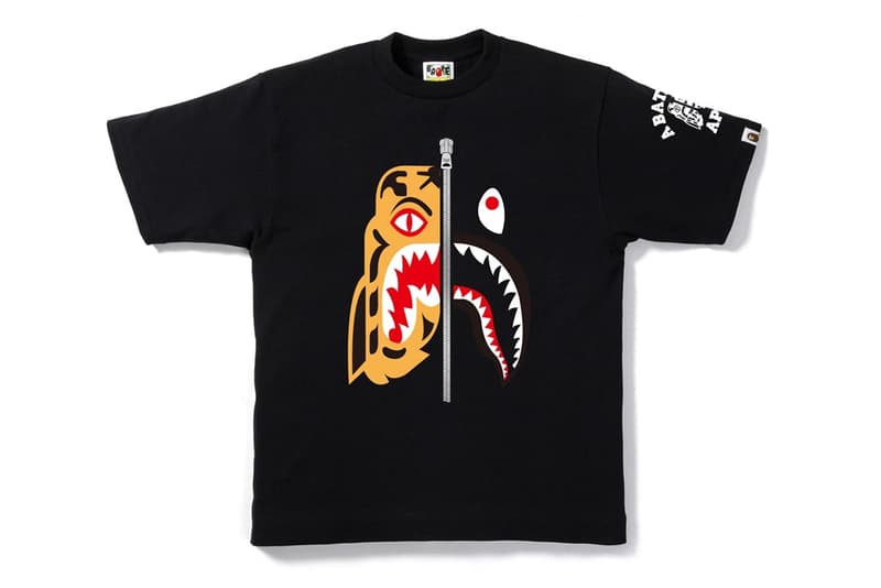 BAPE Shark Tiger Hoodie Zippé