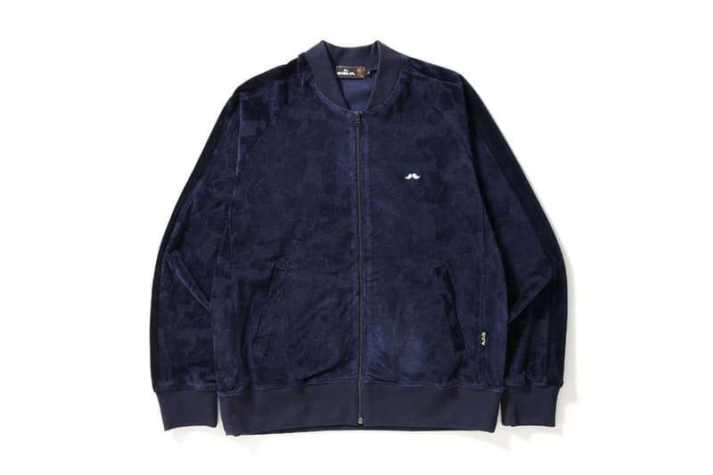 BAPE Shark Hoodie Zip Bleu Marine Velours